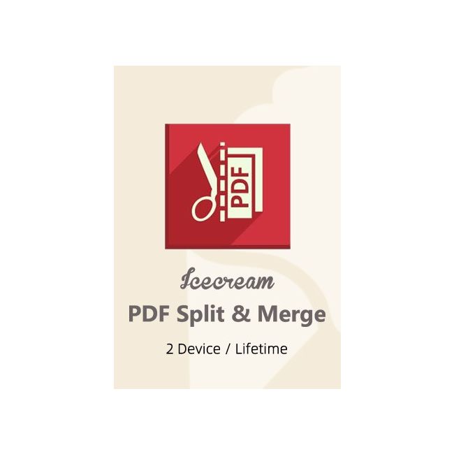 Icecream PDF Split & Merge - 2 PCs/ Lifetime